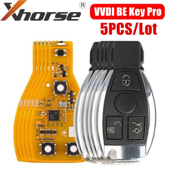 5 Xhorse VVDI BE Key Version Jaune sans points